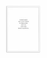 Let Go Art Print-PRINT-Olive et Oriel-Olive et Oriel-A4 | 8.3" x 11.7" | 21 x 29.7cm-White-With White Border-Buy-Australian-Art-Prints-Online-with-Olive-et-Oriel-Your-Artwork-Specialists-Austrailia-Decorate-With-Coastal-Photo-Wall-Art-Prints-From-Our-Beach-House-Artwork-Collection-Fine-Poster-and-Framed-Artwork