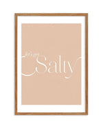 Lets Get Salty Art Print-PRINT-Olive et Oriel-Olive et Oriel-50x70 cm | 19.6" x 27.5"-Walnut-With White Border-Buy-Australian-Art-Prints-Online-with-Olive-et-Oriel-Your-Artwork-Specialists-Austrailia-Decorate-With-Coastal-Photo-Wall-Art-Prints-From-Our-Beach-House-Artwork-Collection-Fine-Poster-and-Framed-Artwork