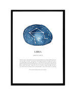 Libra | Watercolour Zodiac Art Print-PRINT-Olive et Oriel-Olive et Oriel-A5 | 5.8" x 8.3" | 14.8 x 21cm-Black-With White Border-Buy-Australian-Art-Prints-Online-with-Olive-et-Oriel-Your-Artwork-Specialists-Austrailia-Decorate-With-Coastal-Photo-Wall-Art-Prints-From-Our-Beach-House-Artwork-Collection-Fine-Poster-and-Framed-Artwork