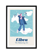 Libra By Jenny Liz Rome Art Print-PRINT-Olive et Oriel-Olive et Oriel-A5 | 5.8" x 8.3" | 14.8 x 21cm-Black-With White Border-Buy-Australian-Art-Prints-Online-with-Olive-et-Oriel-Your-Artwork-Specialists-Austrailia-Decorate-With-Coastal-Photo-Wall-Art-Prints-From-Our-Beach-House-Artwork-Collection-Fine-Poster-and-Framed-Artwork