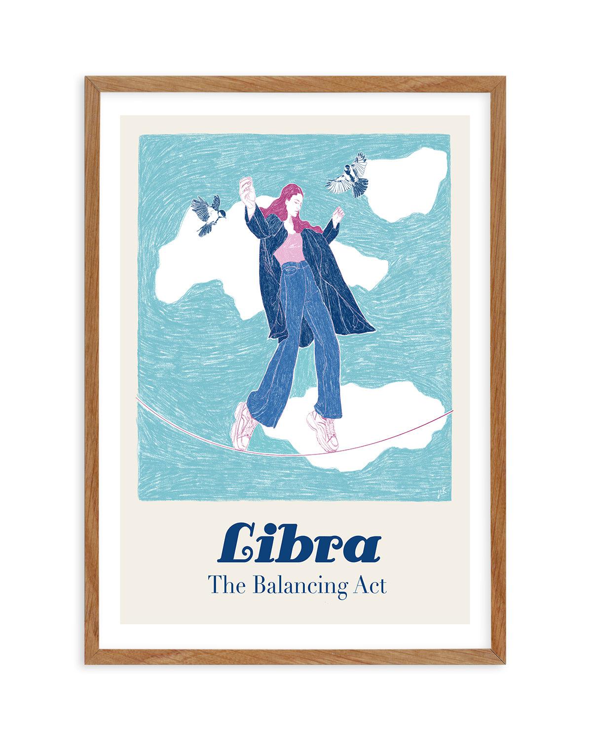 Libra By Jenny Liz Rome Art Print-PRINT-Olive et Oriel-Olive et Oriel-50x70 cm | 19.6" x 27.5"-Walnut-With White Border-Buy-Australian-Art-Prints-Online-with-Olive-et-Oriel-Your-Artwork-Specialists-Austrailia-Decorate-With-Coastal-Photo-Wall-Art-Prints-From-Our-Beach-House-Artwork-Collection-Fine-Poster-and-Framed-Artwork