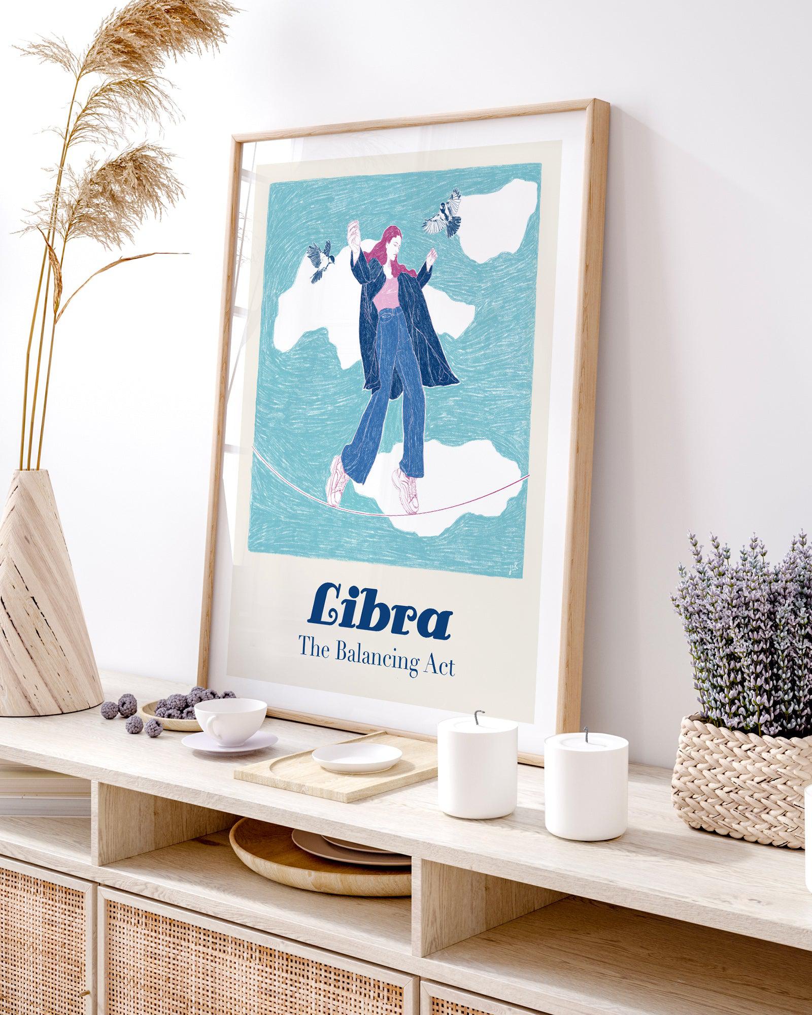 Libra By Jenny Liz Rome Art Print-PRINT-Olive et Oriel-Olive et Oriel-Buy-Australian-Art-Prints-Online-with-Olive-et-Oriel-Your-Artwork-Specialists-Austrailia-Decorate-With-Coastal-Photo-Wall-Art-Prints-From-Our-Beach-House-Artwork-Collection-Fine-Poster-and-Framed-Artwork