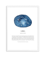 Libra | Watercolour Zodiac Art Print-PRINT-Olive et Oriel-Olive et Oriel-A5 | 5.8" x 8.3" | 14.8 x 21cm-White-With White Border-Buy-Australian-Art-Prints-Online-with-Olive-et-Oriel-Your-Artwork-Specialists-Austrailia-Decorate-With-Coastal-Photo-Wall-Art-Prints-From-Our-Beach-House-Artwork-Collection-Fine-Poster-and-Framed-Artwork