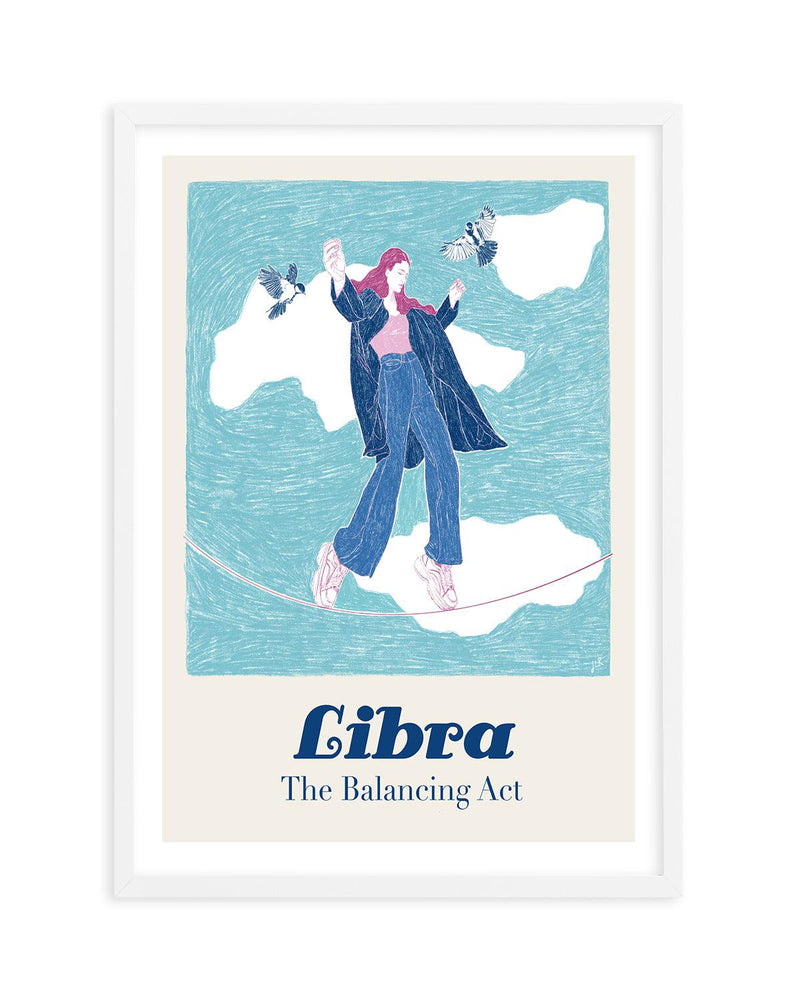 Libra By Jenny Liz Rome Art Print-PRINT-Olive et Oriel-Olive et Oriel-A5 | 5.8" x 8.3" | 14.8 x 21cm-White-With White Border-Buy-Australian-Art-Prints-Online-with-Olive-et-Oriel-Your-Artwork-Specialists-Austrailia-Decorate-With-Coastal-Photo-Wall-Art-Prints-From-Our-Beach-House-Artwork-Collection-Fine-Poster-and-Framed-Artwork