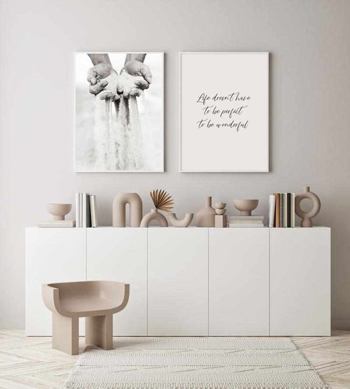 Life Doesn't Have To Be Perfect Art Print-PRINT-Olive et Oriel-Olive et Oriel-Buy-Australian-Art-Prints-Online-with-Olive-et-Oriel-Your-Artwork-Specialists-Austrailia-Decorate-With-Coastal-Photo-Wall-Art-Prints-From-Our-Beach-House-Artwork-Collection-Fine-Poster-and-Framed-Artwork