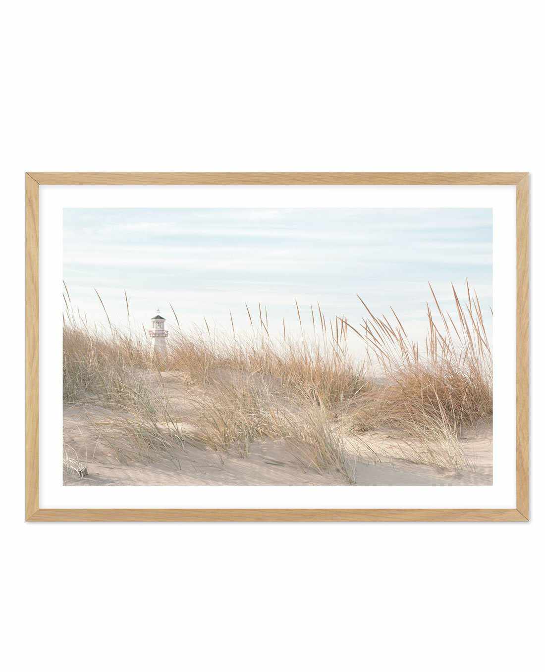 Lighthouse in the Dunes Art Print-PRINT-Olive et Oriel-Olive et Oriel-Buy-Australian-Art-Prints-Online-with-Olive-et-Oriel-Your-Artwork-Specialists-Austrailia-Decorate-With-Coastal-Photo-Wall-Art-Prints-From-Our-Beach-House-Artwork-Collection-Fine-Poster-and-Framed-Artwork