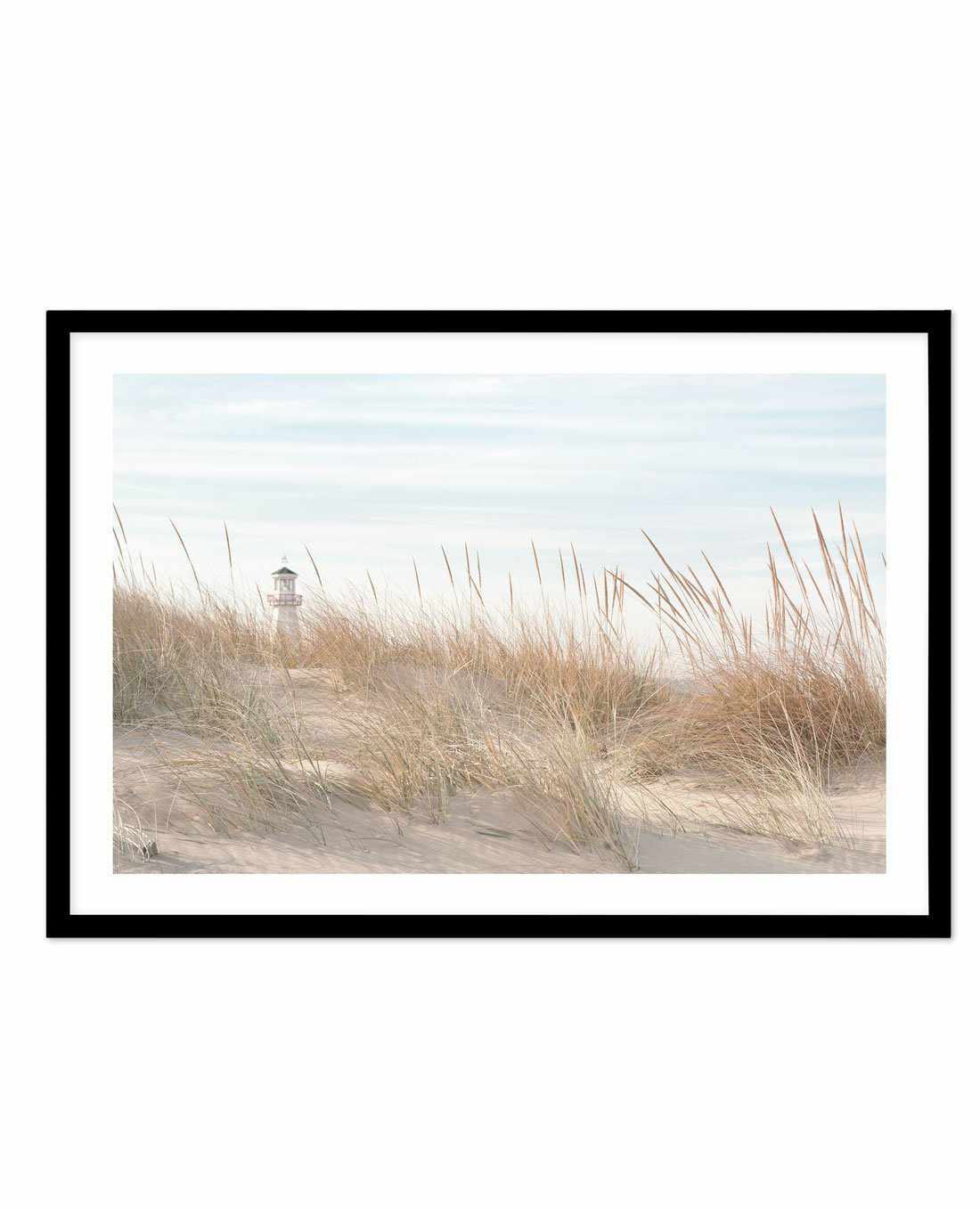 Lighthouse in the Dunes Art Print-PRINT-Olive et Oriel-Olive et Oriel-Buy-Australian-Art-Prints-Online-with-Olive-et-Oriel-Your-Artwork-Specialists-Austrailia-Decorate-With-Coastal-Photo-Wall-Art-Prints-From-Our-Beach-House-Artwork-Collection-Fine-Poster-and-Framed-Artwork