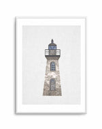 Lighthouse on Linen III Art Print-PRINT-Olive et Oriel-Olive et Oriel-A5 | 5.8" x 8.3" | 14.8 x 21cm-Unframed Art Print-With White Border-Buy-Australian-Art-Prints-Online-with-Olive-et-Oriel-Your-Artwork-Specialists-Austrailia-Decorate-With-Coastal-Photo-Wall-Art-Prints-From-Our-Beach-House-Artwork-Collection-Fine-Poster-and-Framed-Artwork