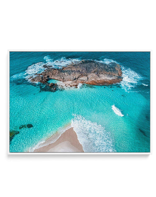 Lights Beach From Above | Denmark LS | Framed Canvas-CANVAS-You can shop wall art online with Olive et Oriel for everything from abstract art to fun kids wall art. Our beautiful modern art prints and canvas art are available from large canvas prints to wall art paintings and our proudly Australian artwork collection offers only the highest quality framed large wall art and canvas art Australia - You can buy fashion photography prints or Hampton print posters and paintings on canvas from Olive et