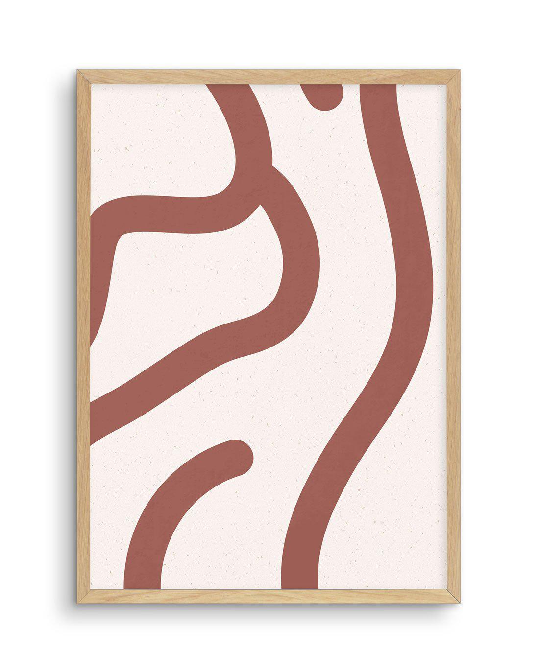 Lignes de Pliage III Art Print-PRINT-Olive et Oriel-Olive et Oriel-A5 | 5.8" x 8.3" | 14.8 x 21cm-Oak-With White Border-Buy-Australian-Art-Prints-Online-with-Olive-et-Oriel-Your-Artwork-Specialists-Austrailia-Decorate-With-Coastal-Photo-Wall-Art-Prints-From-Our-Beach-House-Artwork-Collection-Fine-Poster-and-Framed-Artwork