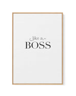 Like A Boss | Framed Canvas-CANVAS-You can shop wall art online with Olive et Oriel for everything from abstract art to fun kids wall art. Our beautiful modern art prints and canvas art are available from large canvas prints to wall art paintings and our proudly Australian artwork collection offers only the highest quality framed large wall art and canvas art Australia - You can buy fashion photography prints or Hampton print posters and paintings on canvas from Olive et Oriel and have them deli