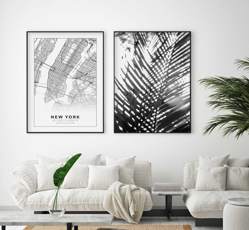 Line Art Map Of New York Art Print-PRINT-Olive et Oriel-Olive et Oriel-Buy-Australian-Art-Prints-Online-with-Olive-et-Oriel-Your-Artwork-Specialists-Austrailia-Decorate-With-Coastal-Photo-Wall-Art-Prints-From-Our-Beach-House-Artwork-Collection-Fine-Poster-and-Framed-Artwork