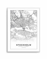 Line Art Map Of Stockholm Art Print-PRINT-Olive et Oriel-Olive et Oriel-A5 | 5.8" x 8.3" | 14.8 x 21cm-Unframed Art Print-With White Border-Buy-Australian-Art-Prints-Online-with-Olive-et-Oriel-Your-Artwork-Specialists-Austrailia-Decorate-With-Coastal-Photo-Wall-Art-Prints-From-Our-Beach-House-Artwork-Collection-Fine-Poster-and-Framed-Artwork