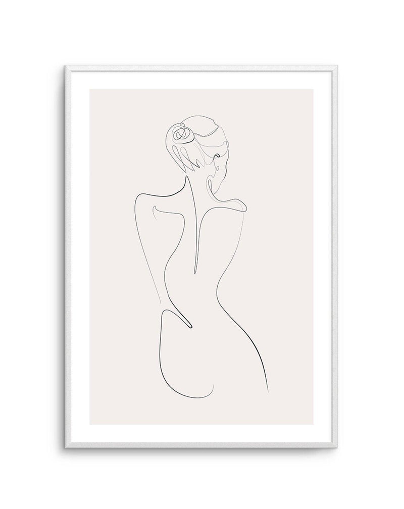 Line Figure I Art Print-PRINT-Olive et Oriel-Olive et Oriel-Buy-Australian-Art-Prints-Online-with-Olive-et-Oriel-Your-Artwork-Specialists-Austrailia-Decorate-With-Coastal-Photo-Wall-Art-Prints-From-Our-Beach-House-Artwork-Collection-Fine-Poster-and-Framed-Artwork