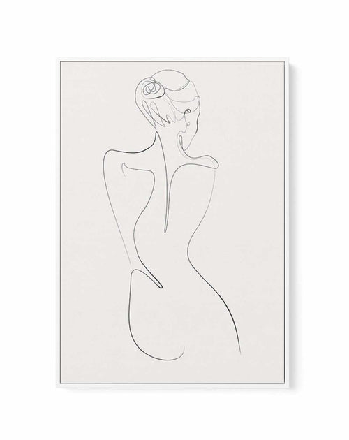 Line Figure I | Framed Canvas-CANVAS-You can shop wall art online with Olive et Oriel for everything from abstract art to fun kids wall art. Our beautiful modern art prints and canvas art are available from large canvas prints to wall art paintings and our proudly Australian artwork collection offers only the highest quality framed large wall art and canvas art Australia - You can buy fashion photography prints or Hampton print posters and paintings on canvas from Olive et Oriel and have them de