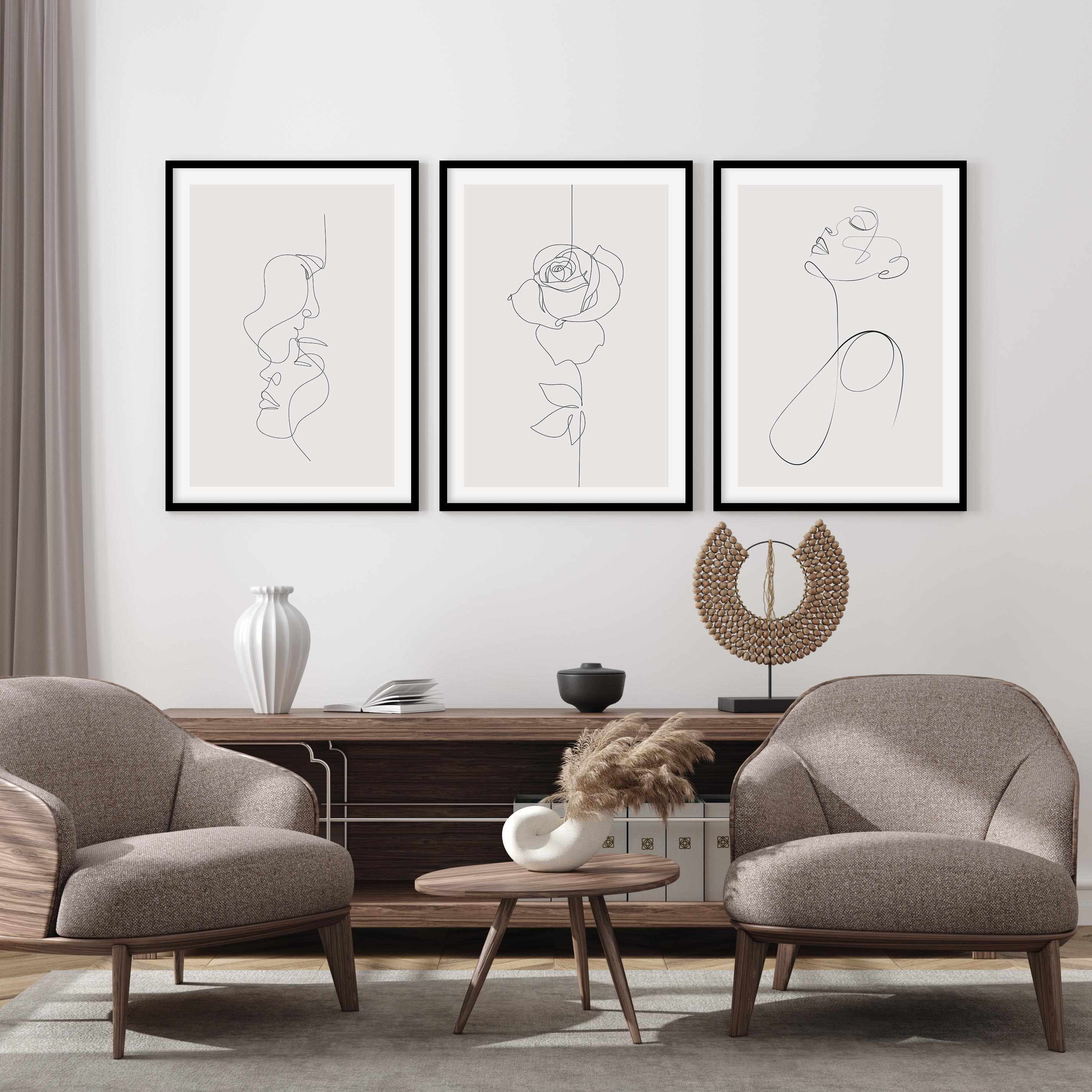 Line Figure III Art Print-PRINT-Olive et Oriel-Olive et Oriel-Buy-Australian-Art-Prints-Online-with-Olive-et-Oriel-Your-Artwork-Specialists-Austrailia-Decorate-With-Coastal-Photo-Wall-Art-Prints-From-Our-Beach-House-Artwork-Collection-Fine-Poster-and-Framed-Artwork