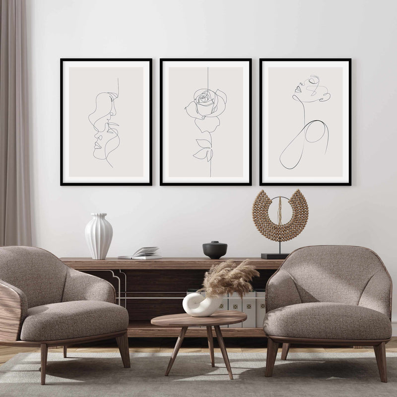 Line Figure IV Art Print-PRINT-Olive et Oriel-Olive et Oriel-Buy-Australian-Art-Prints-Online-with-Olive-et-Oriel-Your-Artwork-Specialists-Austrailia-Decorate-With-Coastal-Photo-Wall-Art-Prints-From-Our-Beach-House-Artwork-Collection-Fine-Poster-and-Framed-Artwork