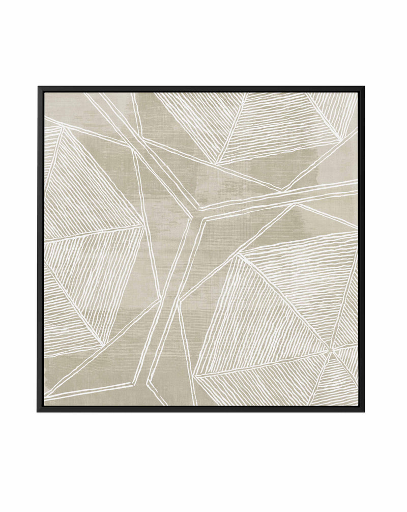 Linear Abstract I SQ Framed Canvas-CANVAS-You can shop wall art online with Olive et Oriel for everything from abstract art to fun kids wall art. Our beautiful modern art prints and canvas art are available from large canvas prints to wall art paintings and our proudly Australian artwork collection offers only the highest quality framed large wall art and canvas art Australia - You can buy fashion photography prints or Hampton print posters and paintings on canvas from Olive et Oriel and have th