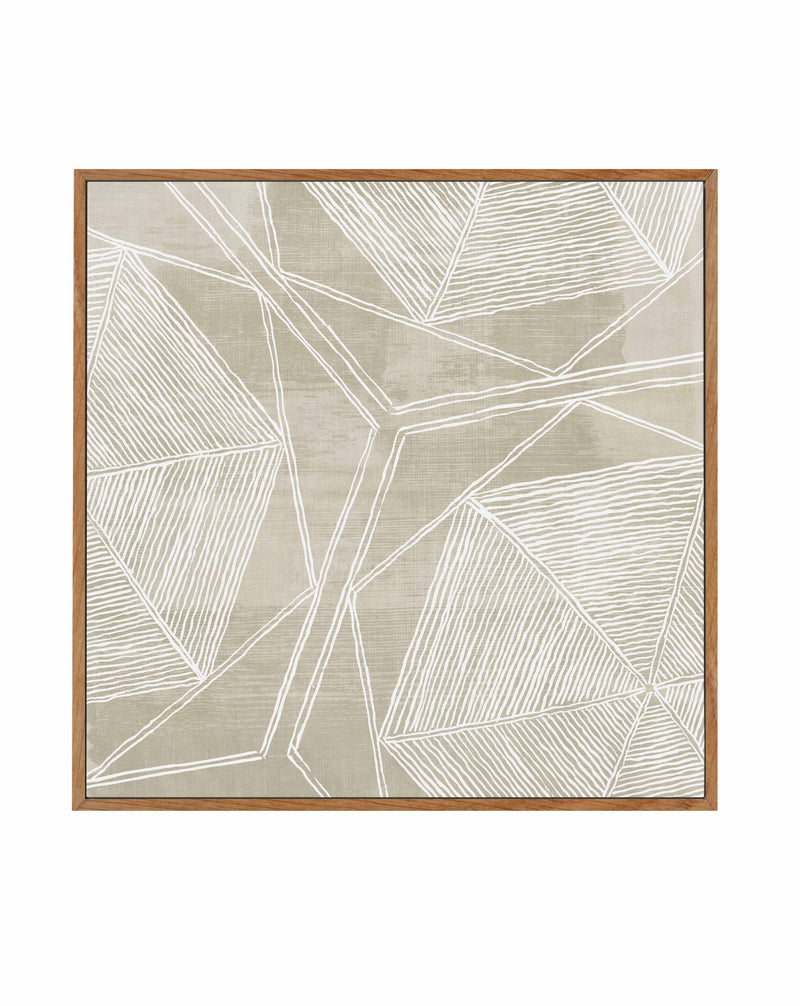 Linear Abstract I SQ Framed Canvas-CANVAS-You can shop wall art online with Olive et Oriel for everything from abstract art to fun kids wall art. Our beautiful modern art prints and canvas art are available from large canvas prints to wall art paintings and our proudly Australian artwork collection offers only the highest quality framed large wall art and canvas art Australia - You can buy fashion photography prints or Hampton print posters and paintings on canvas from Olive et Oriel and have th