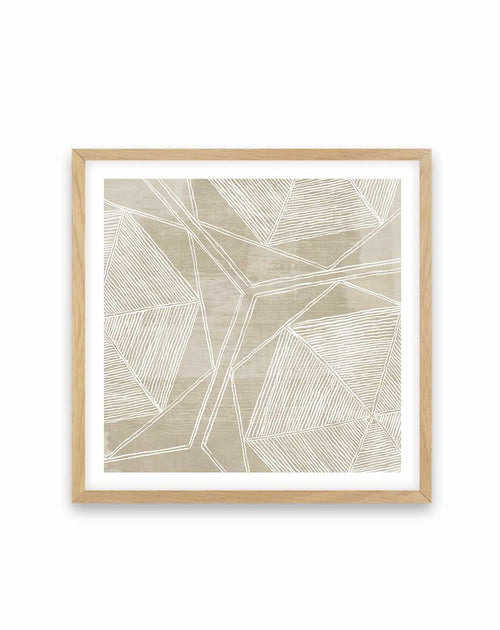 Linear Abstract I Square Art Print