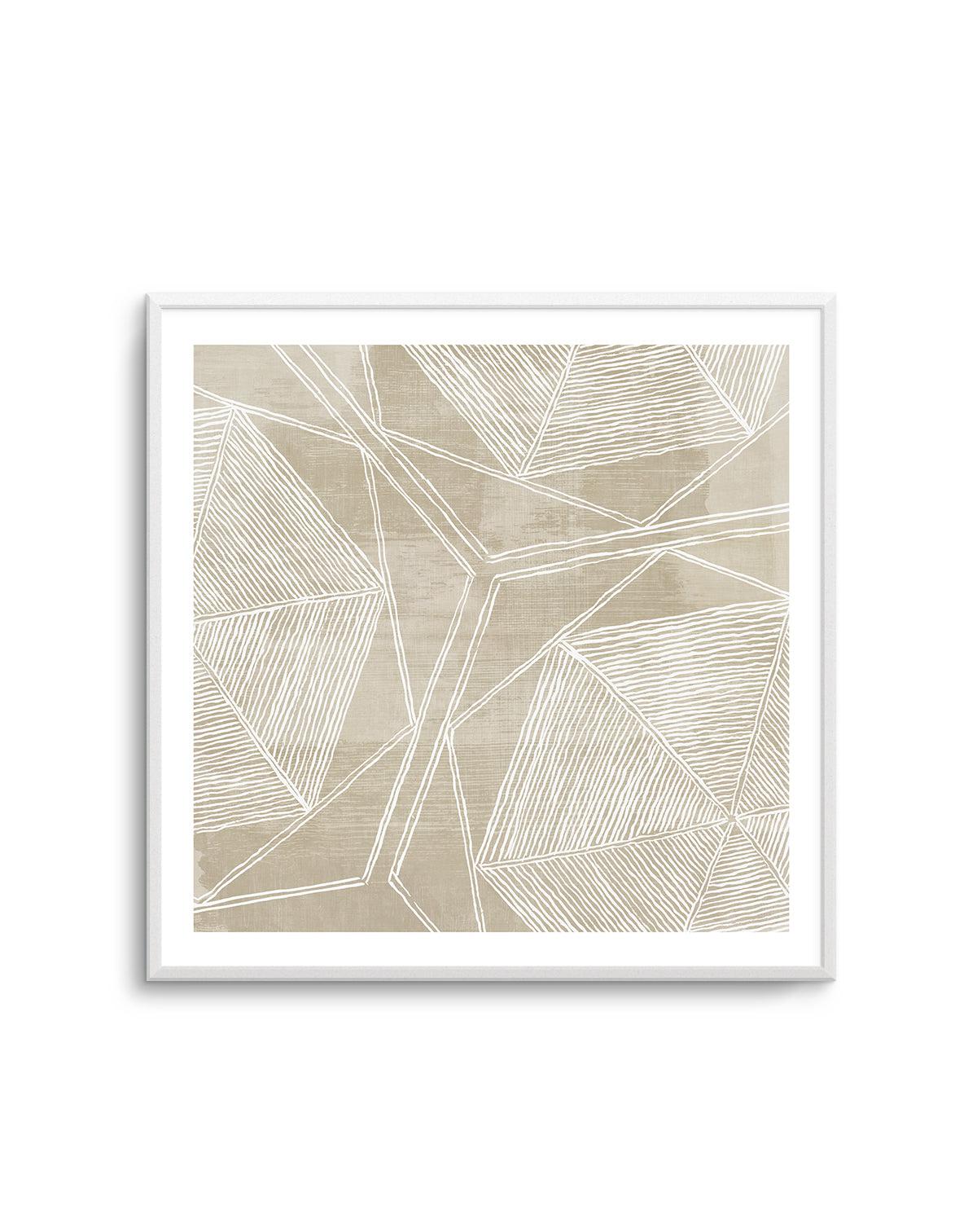 Linear Abstract I Square Art Print