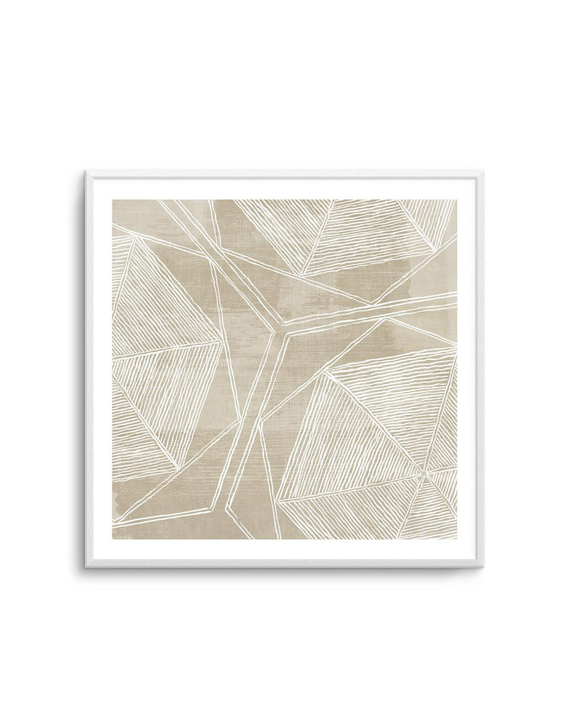 Linear Abstract I Square Art Print