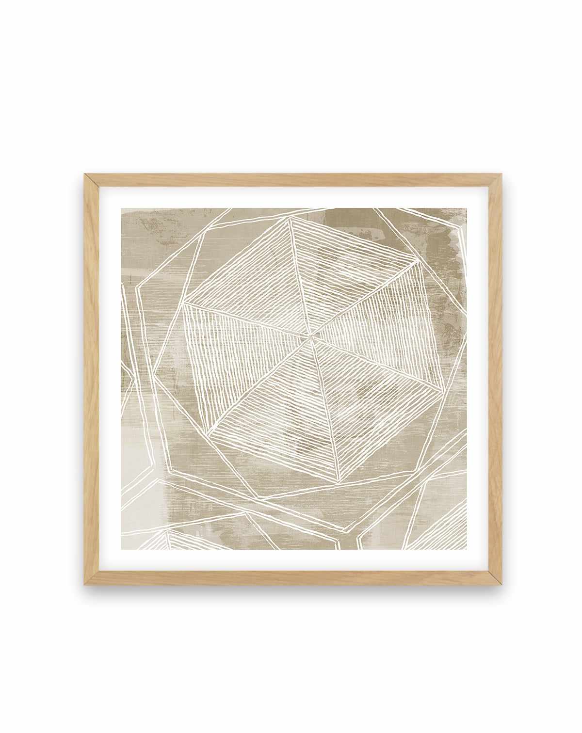 Linear Abstract II Square Art Print