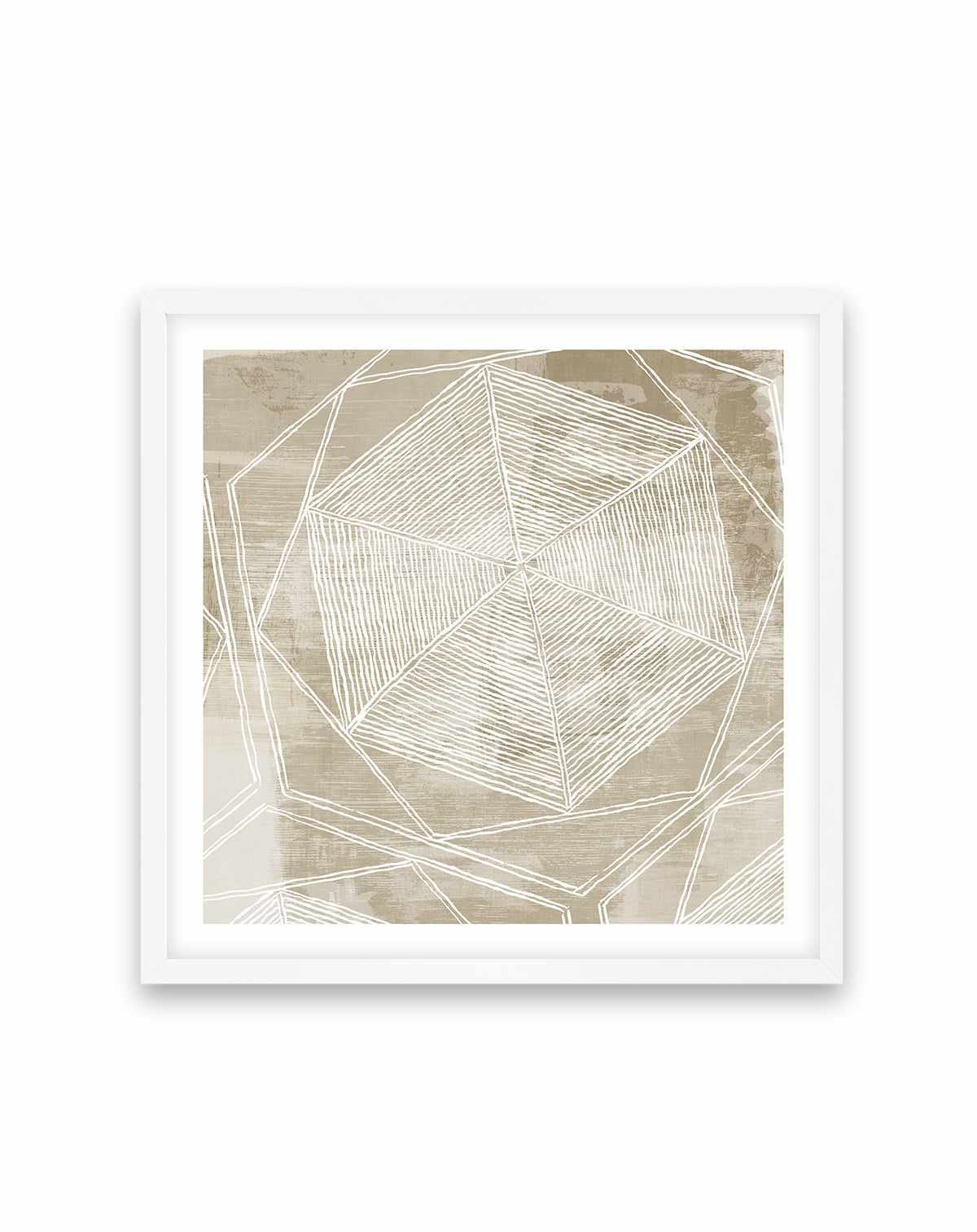 Linear Abstract II Square Art Print