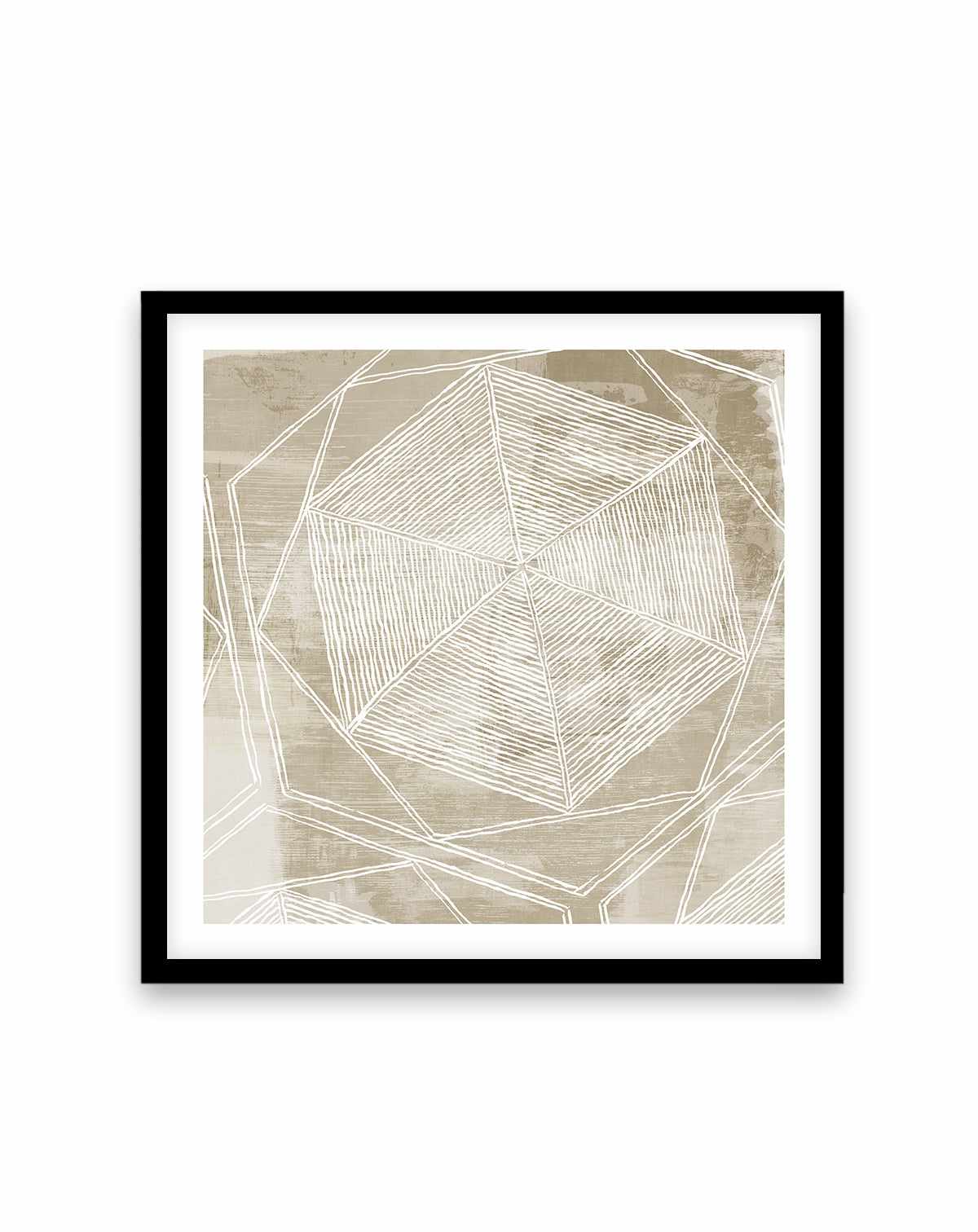 Linear Abstract II Square Art Print