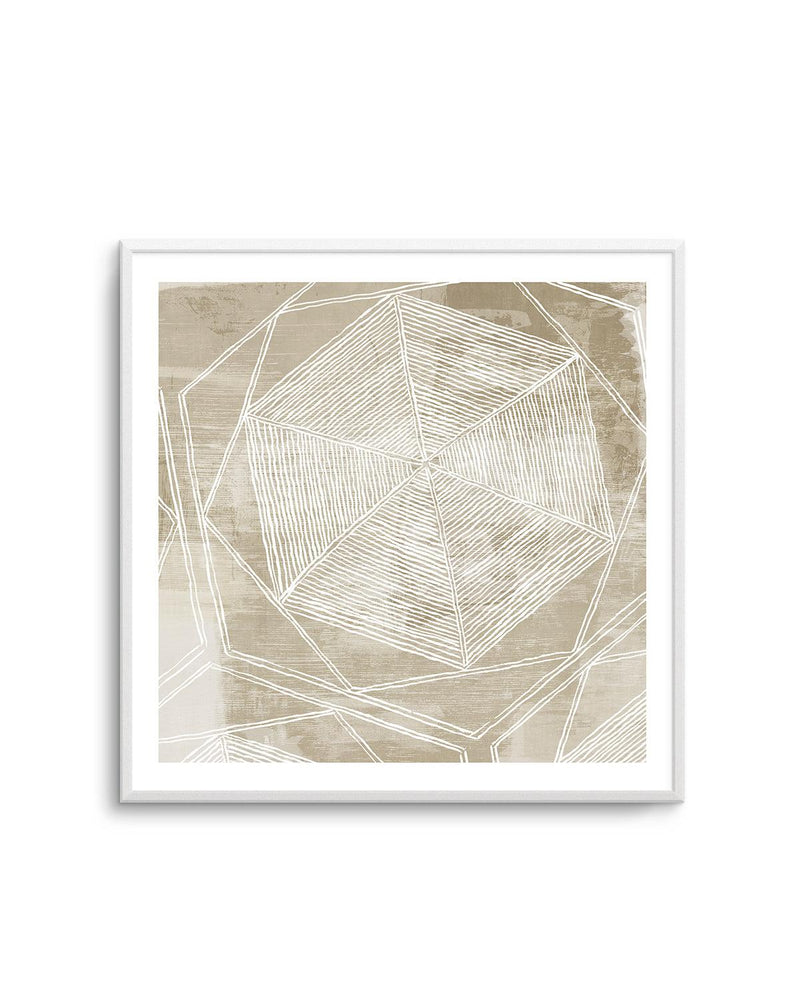 Linear Abstract II Square Art Print