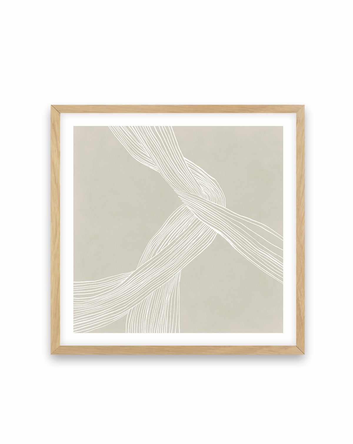 Linear Movement I Square Art Print