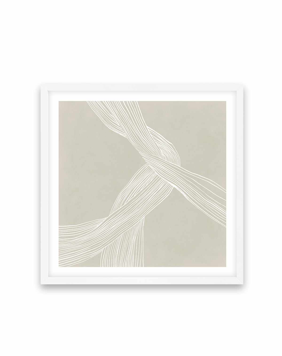 Linear Movement I Square Art Print