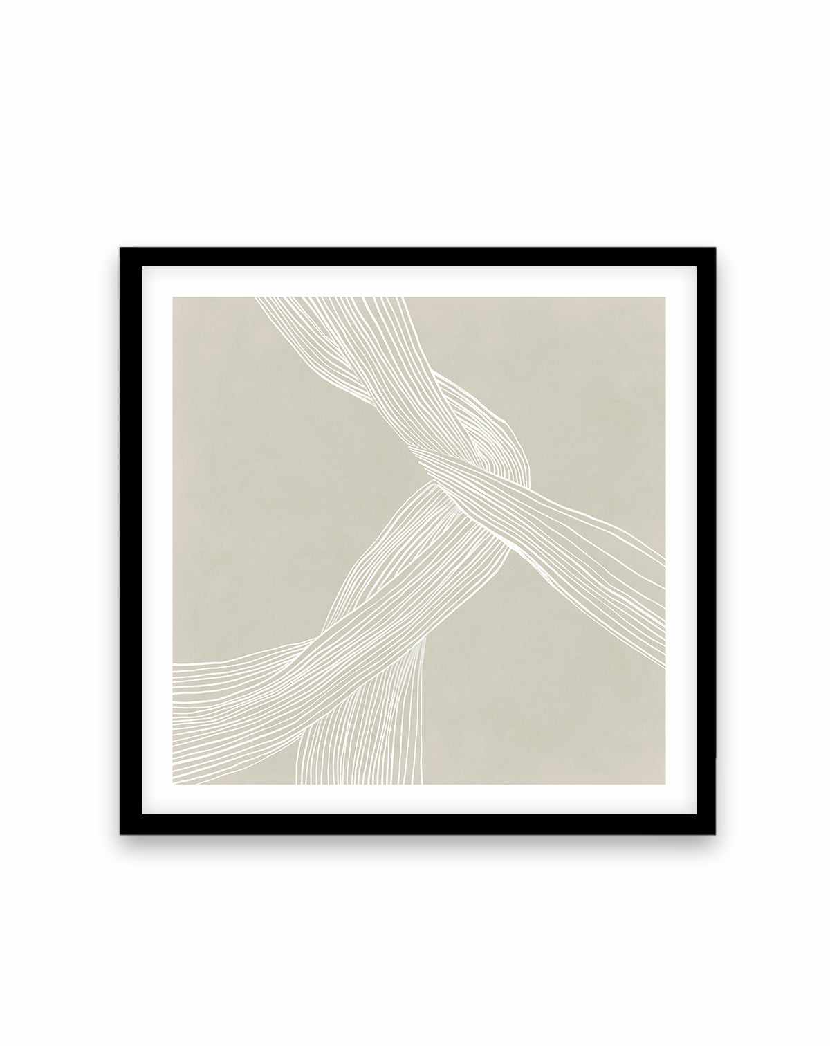 Linear Movement I Square Art Print