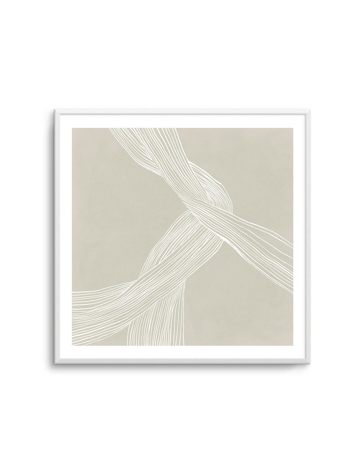 Linear Movement I Square Art Print