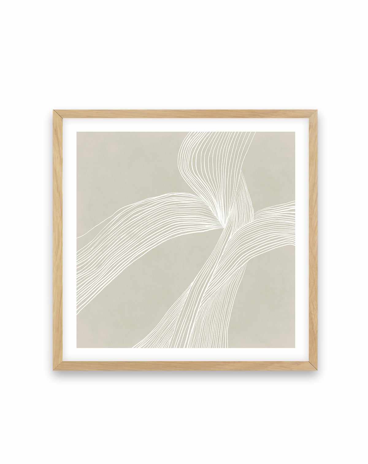 Linear Movement II Square Art Print