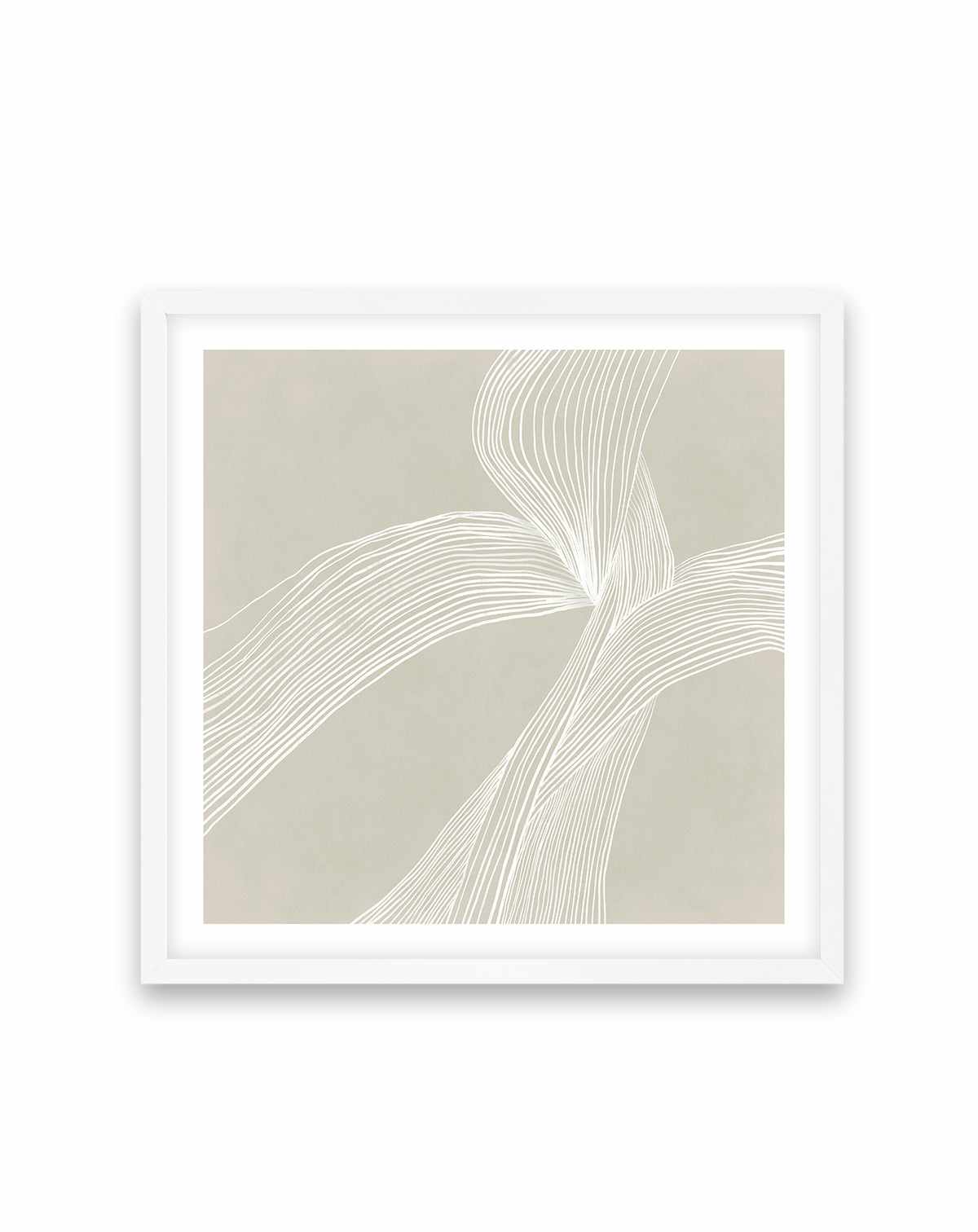 Linear Movement II Square Art Print