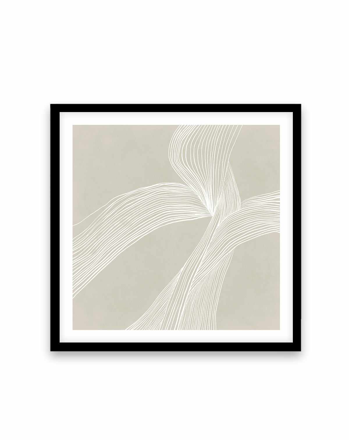 Linear Movement II Square Art Print