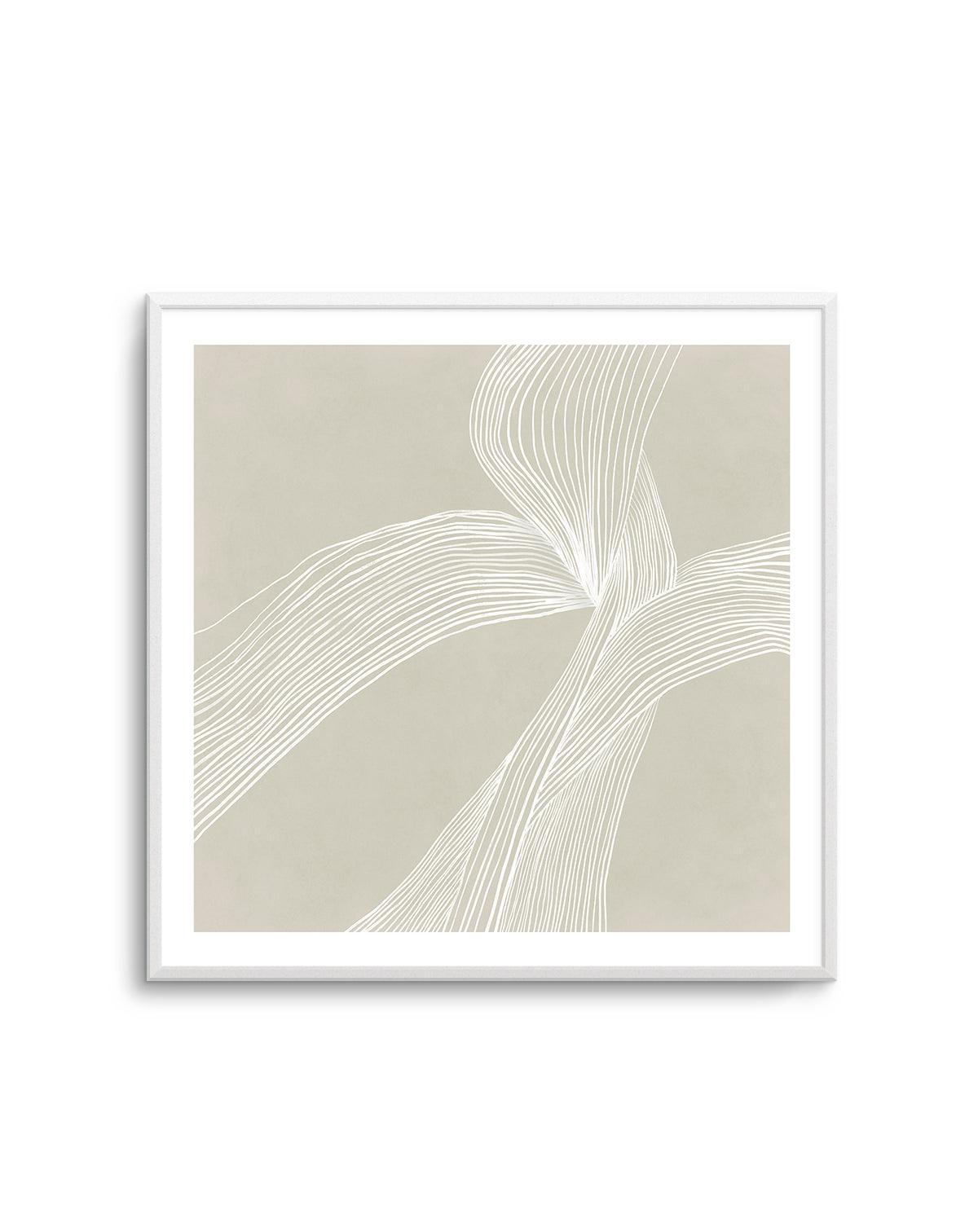 Linear Movement II Square Art Print