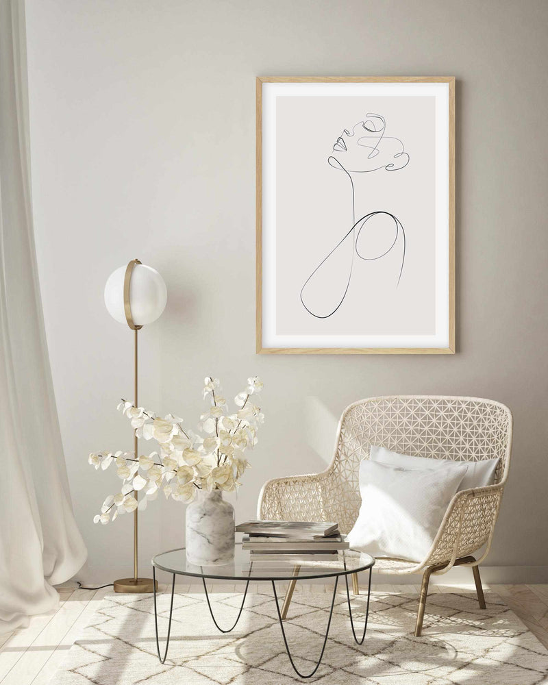 Line Figure V Art Print-PRINT-Olive et Oriel-Olive et Oriel-Buy-Australian-Art-Prints-Online-with-Olive-et-Oriel-Your-Artwork-Specialists-Austrailia-Decorate-With-Coastal-Photo-Wall-Art-Prints-From-Our-Beach-House-Artwork-Collection-Fine-Poster-and-Framed-Artwork