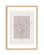 Lines of the Leaf Art Print-PRINT-Olive et Oriel-Olive et Oriel-A5 | 5.8" x 8.3" | 14.8 x 21cm-Oak-With White Border-Buy-Australian-Art-Prints-Online-with-Olive-et-Oriel-Your-Artwork-Specialists-Austrailia-Decorate-With-Coastal-Photo-Wall-Art-Prints-From-Our-Beach-House-Artwork-Collection-Fine-Poster-and-Framed-Artwork