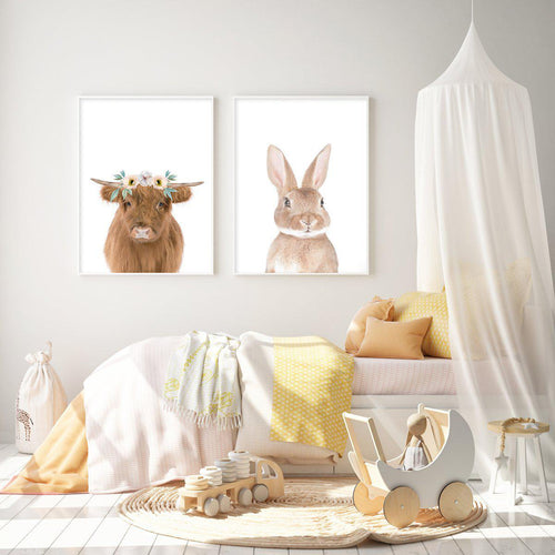 Little Bunny Art Print-PRINT-Olive et Oriel-Olive et Oriel-Buy-Australian-Art-Prints-Online-with-Olive-et-Oriel-Your-Artwork-Specialists-Austrailia-Decorate-With-Coastal-Photo-Wall-Art-Prints-From-Our-Beach-House-Artwork-Collection-Fine-Poster-and-Framed-Artwork