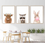 Little Bunny | Flower Crown Art Print-PRINT-Olive et Oriel-Olive et Oriel-Buy-Australian-Art-Prints-Online-with-Olive-et-Oriel-Your-Artwork-Specialists-Austrailia-Decorate-With-Coastal-Photo-Wall-Art-Prints-From-Our-Beach-House-Artwork-Collection-Fine-Poster-and-Framed-Artwork