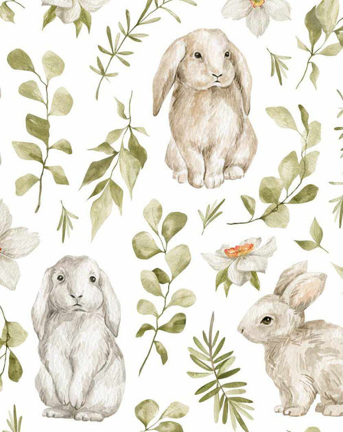 Little Bunny Wallpaper - Olive et Oriel