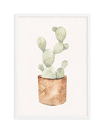 Little Cactus Art Print-PRINT-Olive et Oriel-Olive et Oriel-A5 | 5.8" x 8.3" | 14.8 x 21cm-White-With White Border-Buy-Australian-Art-Prints-Online-with-Olive-et-Oriel-Your-Artwork-Specialists-Austrailia-Decorate-With-Coastal-Photo-Wall-Art-Prints-From-Our-Beach-House-Artwork-Collection-Fine-Poster-and-Framed-Artwork