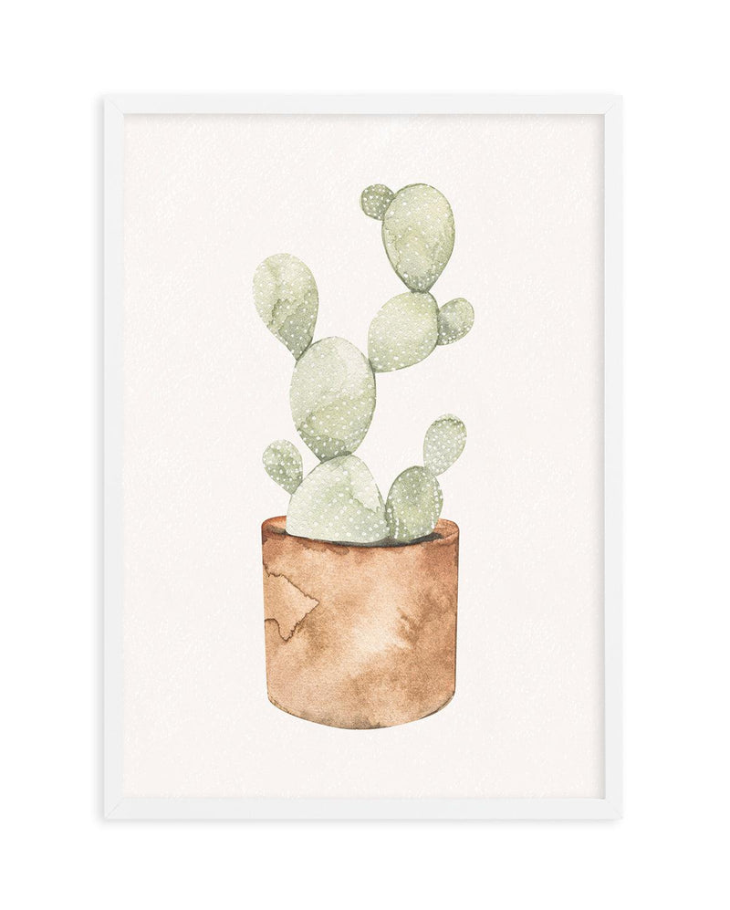 Little Cactus Art Print-PRINT-Olive et Oriel-Olive et Oriel-A5 | 5.8" x 8.3" | 14.8 x 21cm-White-With White Border-Buy-Australian-Art-Prints-Online-with-Olive-et-Oriel-Your-Artwork-Specialists-Austrailia-Decorate-With-Coastal-Photo-Wall-Art-Prints-From-Our-Beach-House-Artwork-Collection-Fine-Poster-and-Framed-Artwork
