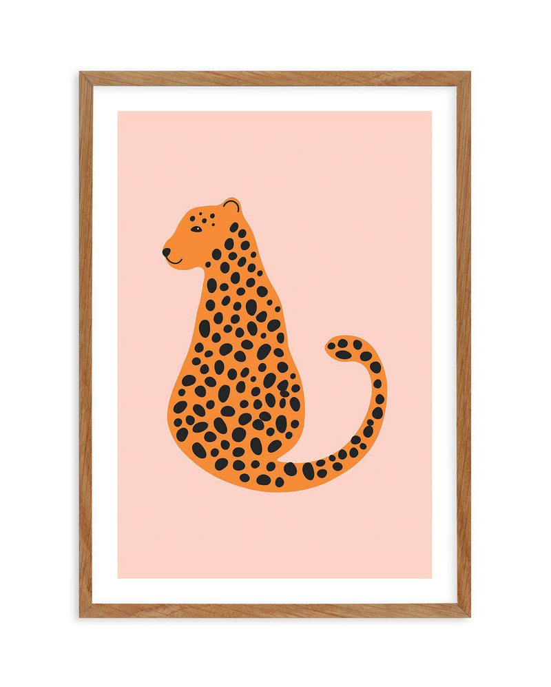 Little Cheetah Art Print-PRINT-Olive et Oriel-Olive et Oriel-Buy-Australian-Art-Prints-Online-with-Olive-et-Oriel-Your-Artwork-Specialists-Austrailia-Decorate-With-Coastal-Photo-Wall-Art-Prints-From-Our-Beach-House-Artwork-Collection-Fine-Poster-and-Framed-Artwork