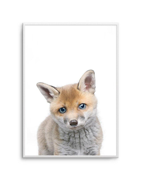 Little Fox Art Print-PRINT-Olive et Oriel-Olive et Oriel-A5 | 5.8" x 8.3" | 14.8 x 21cm-Unframed Art Print-With White Border-Buy-Australian-Art-Prints-Online-with-Olive-et-Oriel-Your-Artwork-Specialists-Austrailia-Decorate-With-Coastal-Photo-Wall-Art-Prints-From-Our-Beach-House-Artwork-Collection-Fine-Poster-and-Framed-Artwork