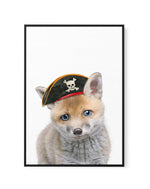 Little Fox | Pirate Hat | Framed Canvas-CANVAS-You can shop wall art online with Olive et Oriel for everything from abstract art to fun kids wall art. Our beautiful modern art prints and canvas art are available from large canvas prints to wall art paintings and our proudly Australian artwork collection offers only the highest quality framed large wall art and canvas art Australia - You can buy fashion photography prints or Hampton print posters and paintings on canvas from Olive et Oriel and ha