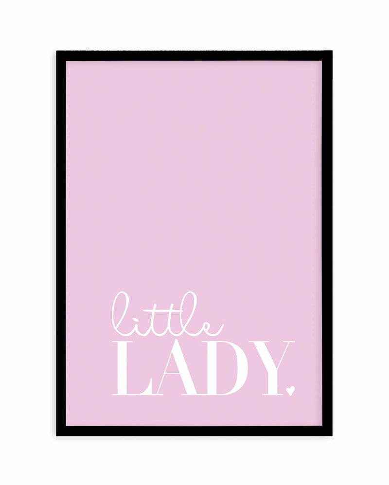 Little Lady Art Print-PRINT-Olive et Oriel-Olive et Oriel-A5 | 5.8" x 8.3" | 14.8 x 21cm-Black-With White Border-Buy-Australian-Art-Prints-Online-with-Olive-et-Oriel-Your-Artwork-Specialists-Austrailia-Decorate-With-Coastal-Photo-Wall-Art-Prints-From-Our-Beach-House-Artwork-Collection-Fine-Poster-and-Framed-Artwork