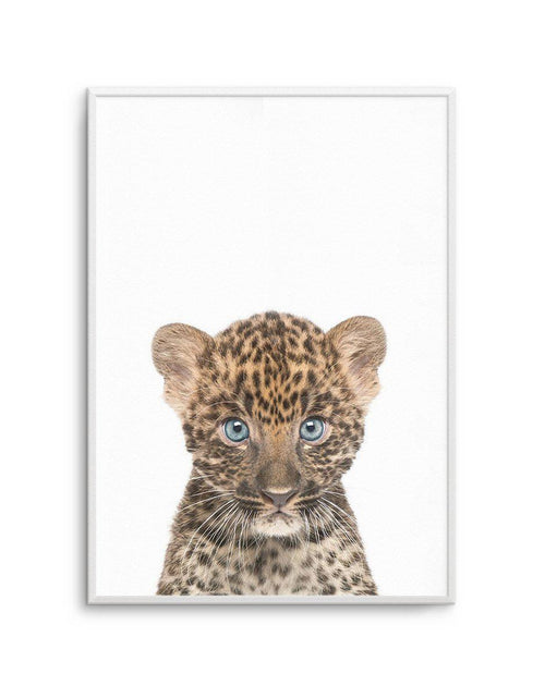 Little Leopard Cub Art Print-PRINT-Olive et Oriel-Olive et Oriel-A5 | 5.8" x 8.3" | 14.8 x 21cm-Unframed Art Print-With White Border-Buy-Australian-Art-Prints-Online-with-Olive-et-Oriel-Your-Artwork-Specialists-Austrailia-Decorate-With-Coastal-Photo-Wall-Art-Prints-From-Our-Beach-House-Artwork-Collection-Fine-Poster-and-Framed-Artwork